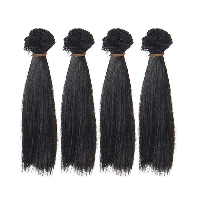 4-piece doll wig