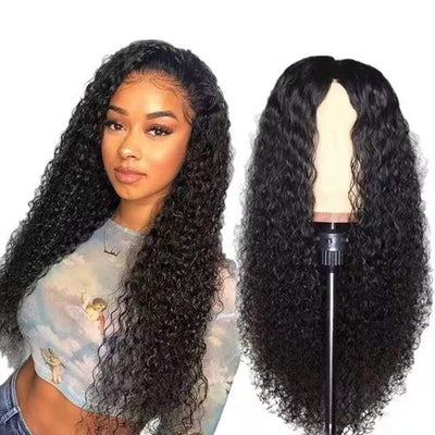 Lace Front Wig – Long Curly Synthetic Hair