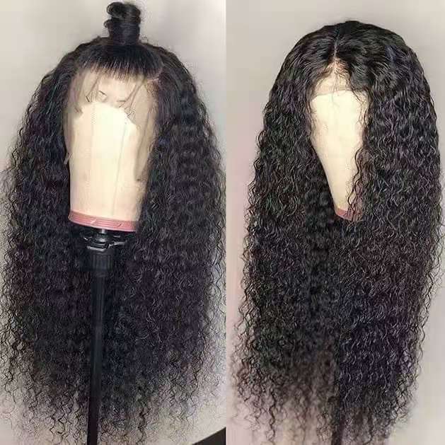 Lace Front Wig – Long Curly Synthetic Hair