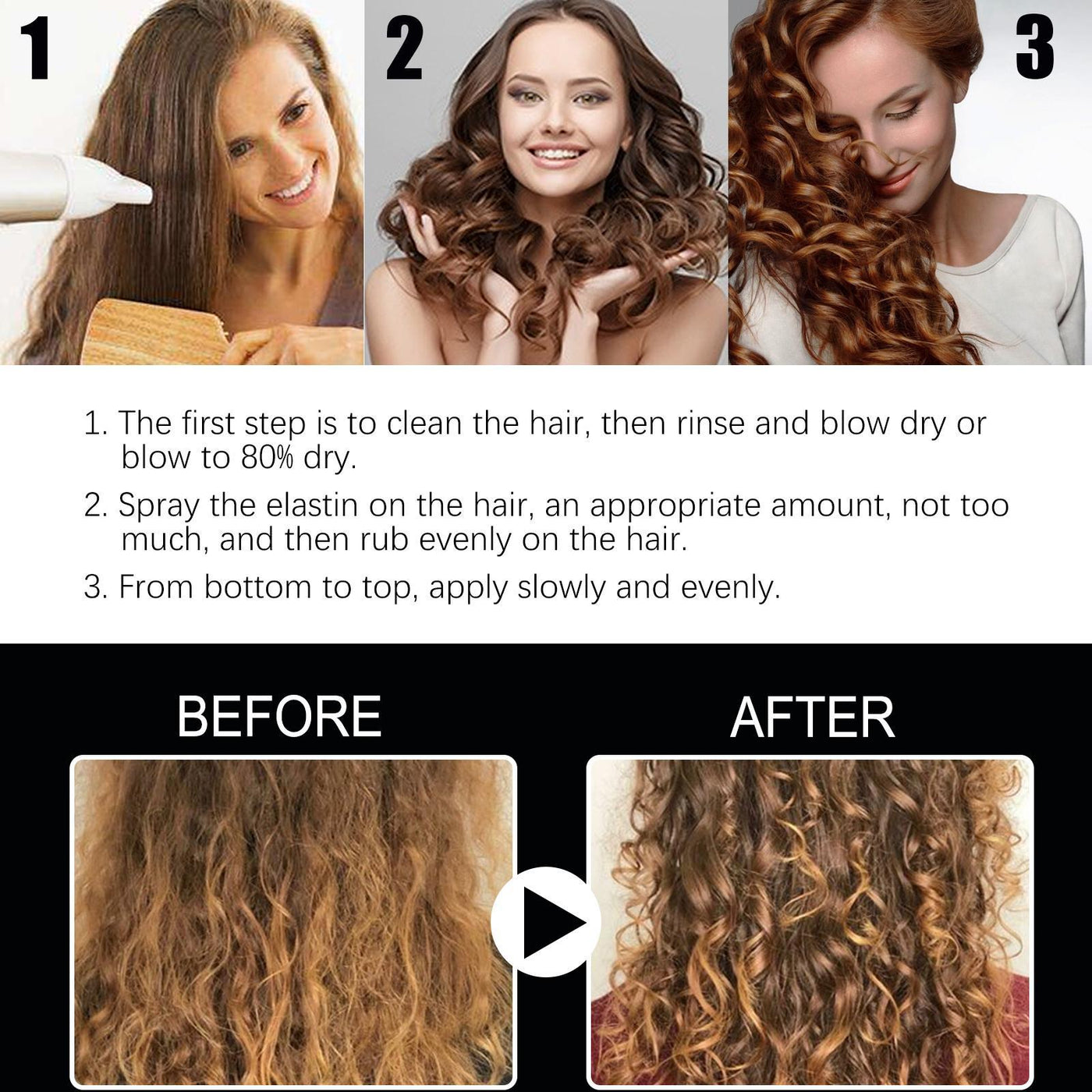 Hair Setting Spray – Volumizing & Moisturizing Hold, 100ml