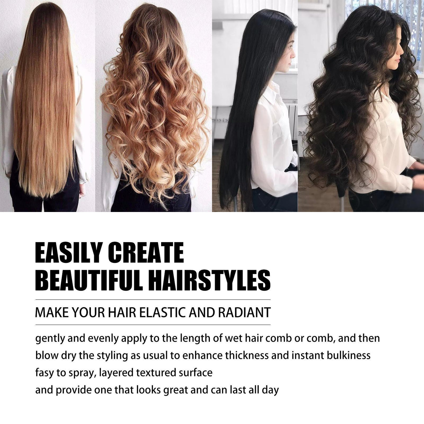 Hair Setting Spray – Volumizing & Moisturizing Hold, 100ml