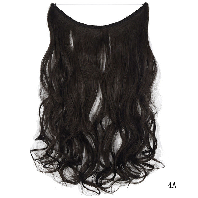 Halo Hair Extensions – 22” Silky Straight Synthetic