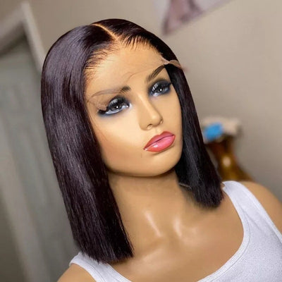 Lace Headband Wig – 100% Human Hair Silk Natural Look