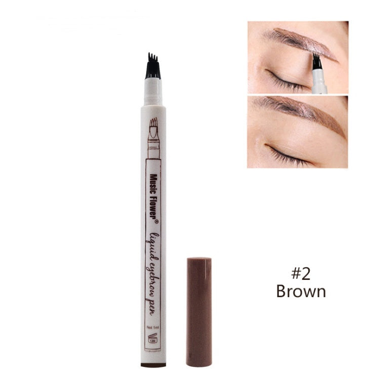 Eyebrow Pen – 4-Claw Fork Tip Tattoo Brow Pencil