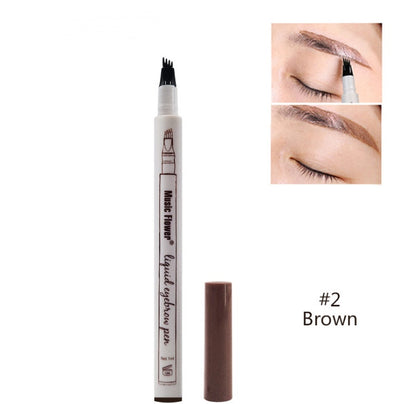 Eyebrow Pen – 4-Claw Fork Tip Tattoo Brow Pencil