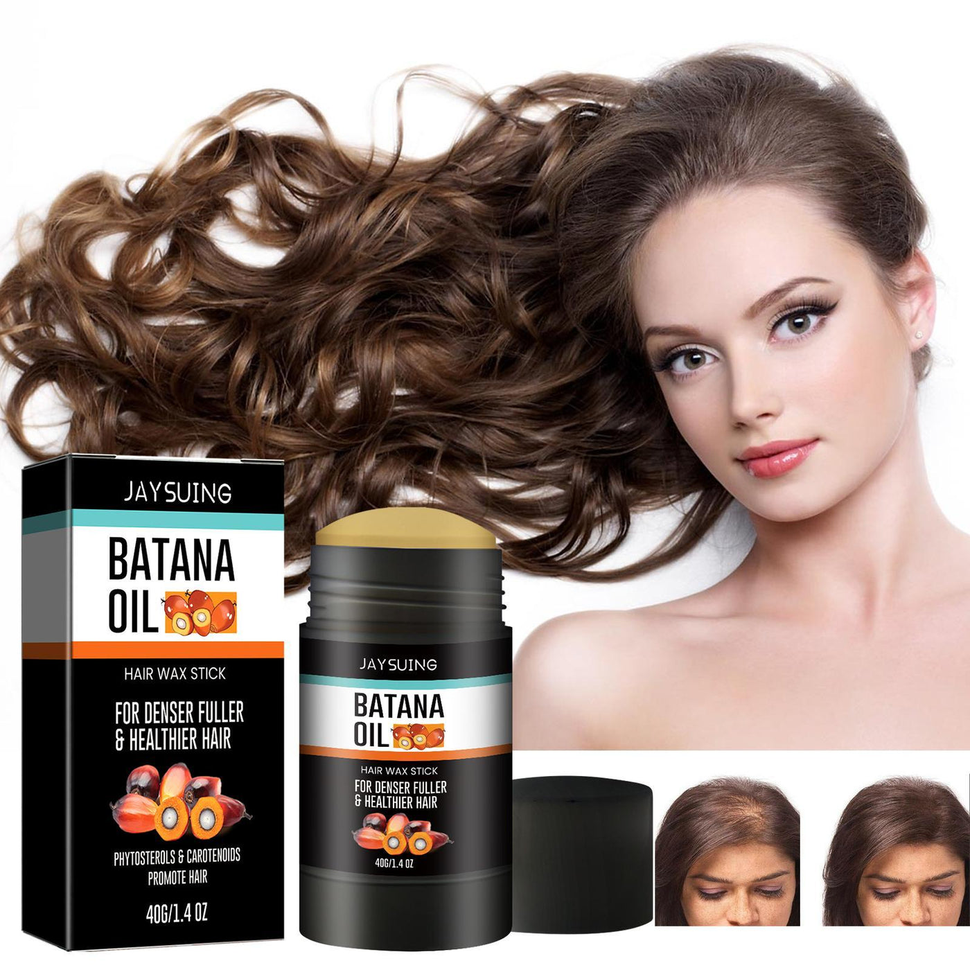 Hair Wax Stick with Batana Oil – Nourishing & Long-Lasting Hold