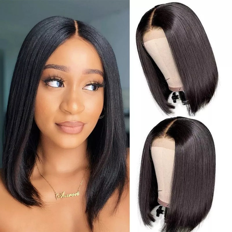 Lace Headband Wig – 100% Human Hair Silk Natural Look