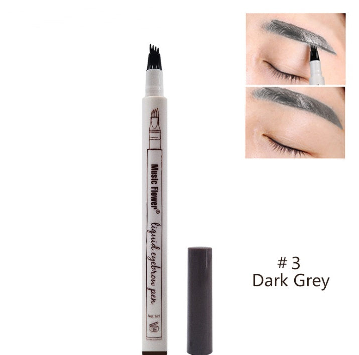 Eyebrow Pen – 4-Claw Fork Tip Tattoo Brow Pencil