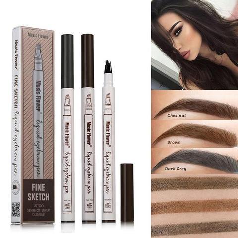 Eyebrow Pen – 4-Claw Fork Tip Tattoo Brow Pencil