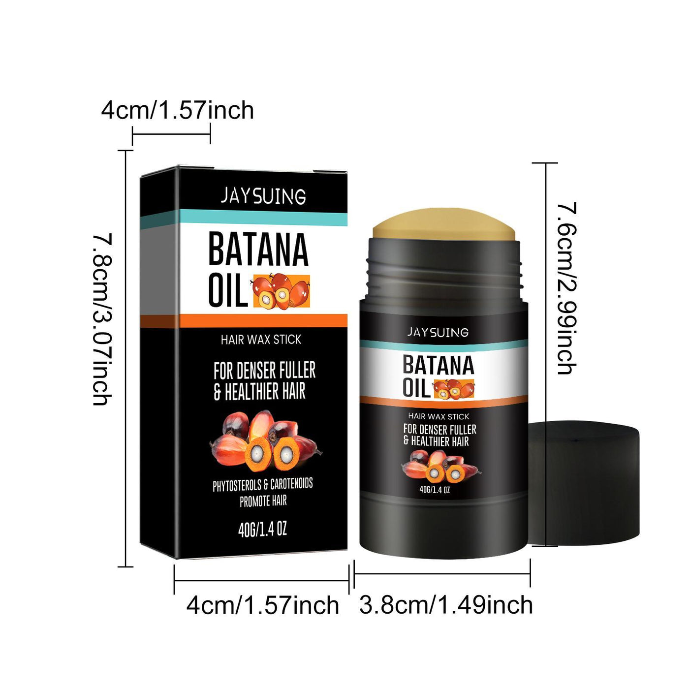 Hair Wax Stick with Batana Oil – Nourishing & Long-Lasting Hold